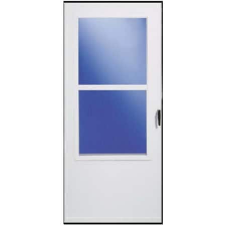 Greengrass 029833U 30 x 81 in. White Solid Wood Core Storm Door GR3257080